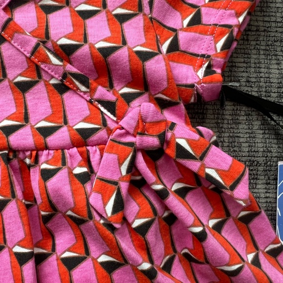Diane von Furstenberg DVF For Target Baby Girl Short Sleeve Modern Geo Outfit - Picture 5 of 7
